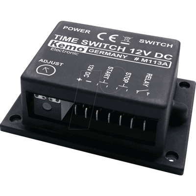 Kemo M113A Interruptor Temporizado - Retardo 2s-23min Kemo M113A Interruptor Temporizado - Retardo 2s-23min