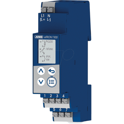 Termostato digital Jumo 00721265 - Pt100, KTY, 230V Termostato digital Jumo 00721265 - Pt100, KTY, 230V