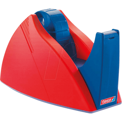 TESA 57422-00 - Dispensador de mesa profesional Easy Cut®, rojo/azul, hasta 66 m TESA 57422-00 - Dispensador de mesa profesional Easy Cut®, rojo/azul, hasta 66 m