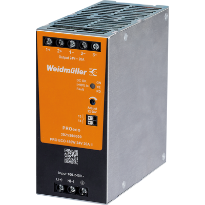 WEIDMÜLLER WEID 3025590000 - Fuente de alimentación compacta - Power Supply WEIDMÜLLER WEID 3025590000 - Fuente de alimentación compacta - Power Supply