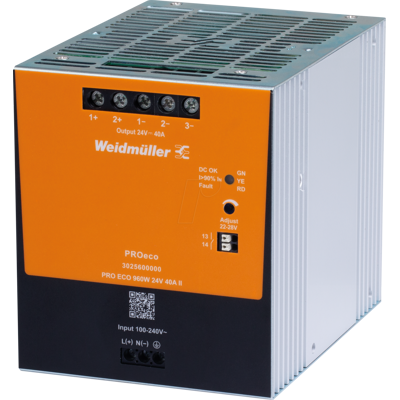 WEIDMÜLLER WEID 3025600000 - Fuente de alimentación de 24V 40A WEIDMÜLLER WEID 3025600000 - Fuente de alimentación de 24V 40A