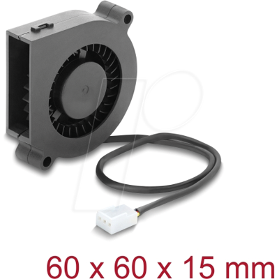 DELOCK 67491 - Ventilador radial / ventilador soplador 12 V CC 60 x 60 x 15 mm DELOCK 67491 - Ventilador radial / ventilador soplador 12 V CC 60 x 60 x 15 mm