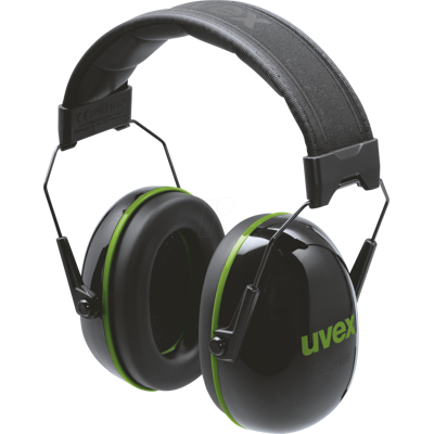 UVEX 2630010 - Orejeras UVEX negro, verde SNR 30 dB tamaño L, M, S. UVEX 2630010 - Orejeras UVEX negro, verde SNR 30 dB tamaño L, M, S.