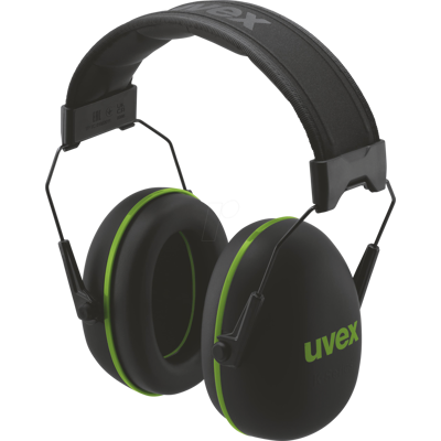 UVEX 2630011 - Orejeras UVEX negro, verde SNR 30 dB tamaño L, M, S. UVEX 2630011 - Orejeras UVEX negro, verde SNR 30 dB tamaño L, M, S.