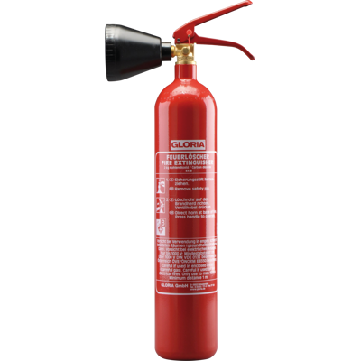 Extintor de CO2 Gloria KS2St - 2kg, Clase B Extintor de CO2 Gloria KS2St - 2kg, Clase B