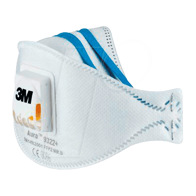 3M ELEKTRO PRODUKTE 3M ASM 9322 - Mascarilla, con válvula, FFP2 3M ELEKTRO PRODUKTE 3M ASM 9322 - Mascarilla, con válvula, FFP2