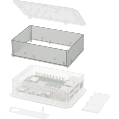 TEKO TEK RPI4-SPAC TR - Accesorios de la carcasa - Elevación de la marcha, transparente TEKO TEK RPI4-SPAC TR - Accesorios de la carcasa - Elevación de la marcha, transparente
