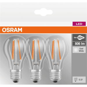 LEDVANCE GMBH OSR 405807581953 - BASE DE lámpara LED E27, 6 W, 806 lm, 4000 K, paquete de LEDVANCE GMBH OSR 405807581953 - BASE DE lámpara LED E27, 6 W, 806 lm, 4000 K, paquete de