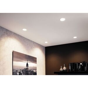 PAULMANN PLM 93410 - Luminaria empotrable led Cole 3 x 6,5 W, 2700 K, blanco/plata PAULMANN PLM 93410 - Luminaria empotrable led Cole 3 x 6,5 W, 2700 K, blanco/plata