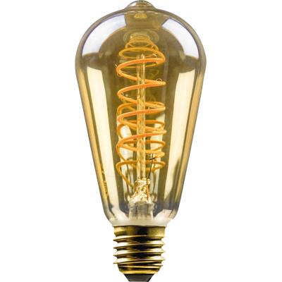 BLULAXA 44981 - LED FlexFilament ST64, E27, 380 lm, 4,8 W, 2200K. BLULAXA 44981 - LED FlexFilament ST64, E27, 380 lm, 4,8 W, 2200K.