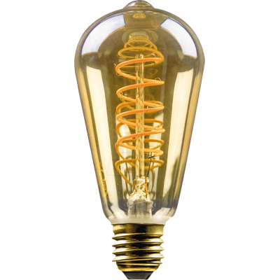 BLULAXA 44982 - LED FlexFilament ST64, E27, 380 lm, 4,8 W, 2200K, regulable BLULAXA 44982 - LED FlexFilament ST64, E27, 380 lm, 4,8 W, 2200K, regulable