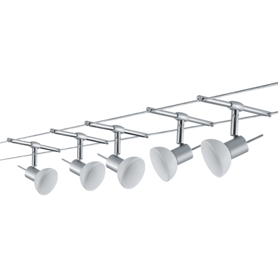 PAULMANN PLM 94136 - WireSystem Set Sheela, 5 puntos, GU5,3 PAULMANN PLM 94136 - WireSystem Set Sheela, 5 puntos, GU5,3