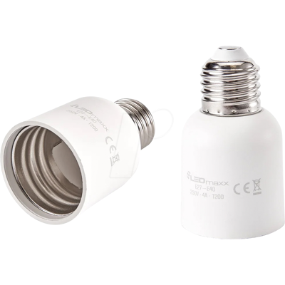 LEDMAXX LM AE27E40 - Adaptador de zócalo, E27 a E40 LEDMAXX LM AE27E40 - Adaptador de zócalo, E27 a E40