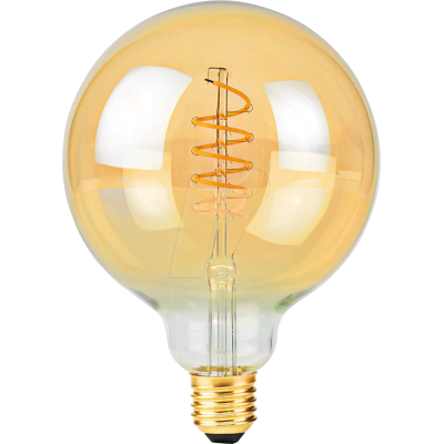 NEDIS N LBDE27G125GD - Lámpara de filamento LED E27, 3,8 W, 250 lm, 2100 K, aten NEDIS N LBDE27G125GD - Lámpara de filamento LED E27, 3,8 W, 250 lm, 2100 K, aten