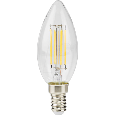NEDIS N LBFE14C352 - Lámpara de filamento LED E14, 4,5 W, 470 lm, 2700 K, aten NEDIS N LBFE14C352 - Lámpara de filamento LED E14, 4,5 W, 470 lm, 2700 K, aten