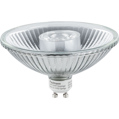 PAULMANN PLM 28514 - Proyector LED QPAR111 GU10, 4 W, 350 lm, 2700 K, 24° PAULMANN PLM 28514 - Proyector LED QPAR111 GU10, 4 W, 350 lm, 2700 K, 24°