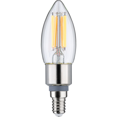 PAULMANN PLM 28777 - Lámpara de filamento LED E14, 5 W, 470 lm, regulable PAULMANN PLM 28777 - Lámpara de filamento LED E14, 5 W, 470 lm, regulable