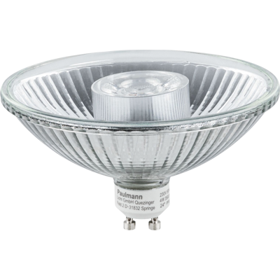 PAULMANN PLM 28901 - Proyector LED QPAR111 GU10, 6,5 W, 425 lm, 2700 K, 24°, regulabl PAULMANN PLM 28901 - Proyector LED QPAR111 GU10, 6,5 W, 425 lm, 2700 K, 24°, regulabl