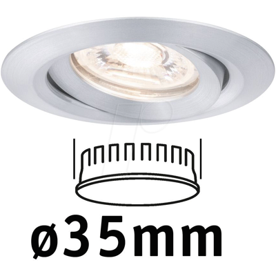 PAULMANN PLM 94296 - Luminaria empotrada NOVA MINI COIN, 4 W, 2700 K, 15°, redondo, PAULMANN PLM 94296 - Luminaria empotrada NOVA MINI COIN, 4 W, 2700 K, 15°, redondo,