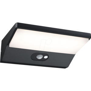 PAULMANN PLM 94335 - Lámpara de Pared Solar Exterior Ronas, 3,4 W, 180 lm, 300 PAULMANN PLM 94335 - Lámpara de Pared Solar Exterior Ronas, 3,4 W, 180 lm, 300