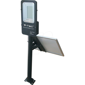 V-TAC VT-5502 - Luz de carretera solar, 50 W, 4000 lm, 4000 k, IP65 V-TAC VT-5502 - Luz de carretera solar, 50 W, 4000 lm, 4000 k, IP65
