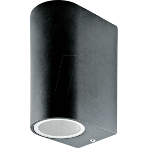 V-TAC VT-7509 - Aplique, GU10, negro, IP44 V-TAC VT-7509 - Aplique, GU10, negro, IP44