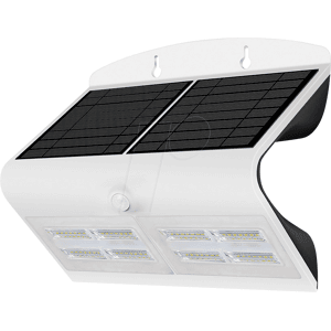 V-TAC VT-8278 - Luminaria solar LED, luminaria mural, 8 W, 4000 K, blanca, IP65 V-TAC VT-8278 - Luminaria solar LED, luminaria mural, 8 W, 4000 K, blanca, IP65