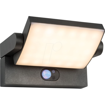 HEITRONIC HEIT VO-501441 - Lámpara de pared solar LED ARONA, 3,5 W, 300 lm, 3000 K, antraci HEITRONIC HEIT VO-501441 - Lámpara de pared solar LED ARONA, 3,5 W, 300 lm, 3000 K, antraci