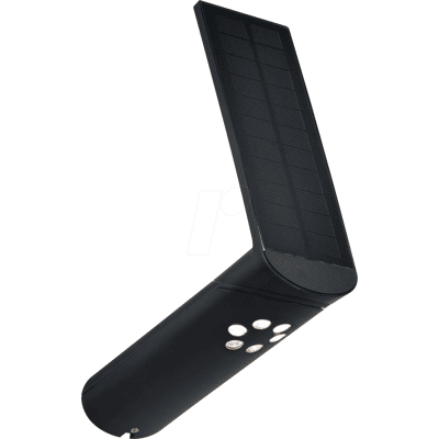 PAULMANN PLM 94260 - Luz solar DEL LED, luz de la pared, antracita, IP44, detector de PAULMANN PLM 94260 - Luz solar DEL LED, luz de la pared, antracita, IP44, detector de