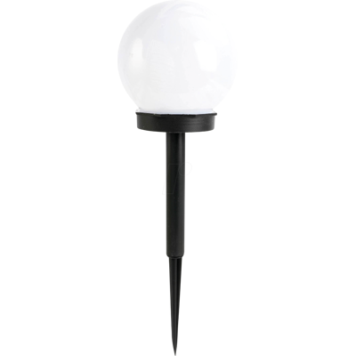 BLULAXA 49918 - Globo de espiga led solar, blanco, 10 cm, IP44 BLULAXA 49918 - Globo de espiga led solar, blanco, 10 cm, IP44