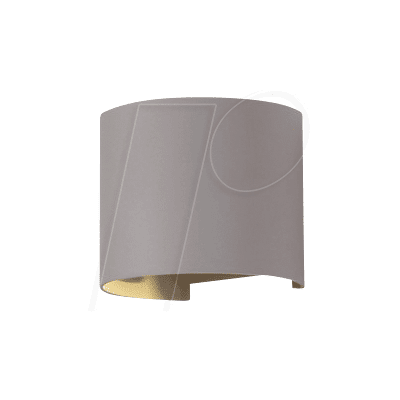 V-TAC VT-7083 - Luminaria mural, 6 W, 660 lm, 3000 K, gris, IP65 V-TAC VT-7083 - Luminaria mural, 6 W, 660 lm, 3000 K, gris, IP65