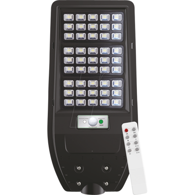 LUXULA LX-LXSO800100 - Luz de calle solar, sensor PIR, 5 W PV, 600 lm, 6500K, IP65 LUXULA LX-LXSO800100 - Luz de calle solar, sensor PIR, 5 W PV, 600 lm, 6500K, IP65