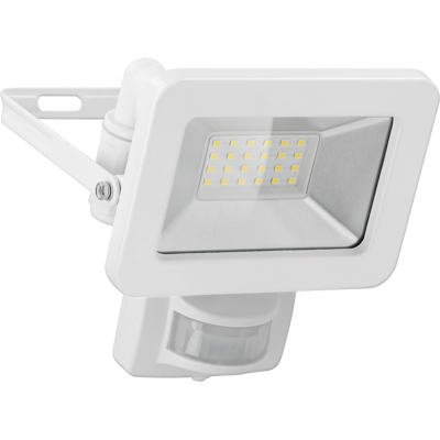 GOOBAY GB 53880 - Proyector LED con sensor, 20 W, blanco, IP44, conexión de GOOBAY GB 53880 - Proyector LED con sensor, 20 W, blanco, IP44, conexión de