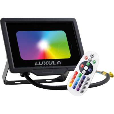 Luxula LX400181 Proyector LED RGB - Exterior, 20W, Negro Luxula LX400181 Proyector LED RGB - Exterior, 20W, Negro