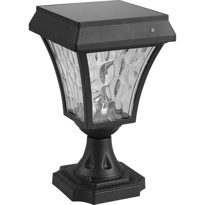 V-TAC VT-2890 - Lámpara LED solar de pedestal, 2 W, negra, IP65 V-TAC VT-2890 - Lámpara LED solar de pedestal, 2 W, negra, IP65