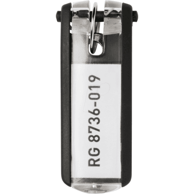 DURABLE 195701 - Llavero Key clip, 6 unidades, negro DURABLE 195701 - Llavero Key clip, 6 unidades, negro
