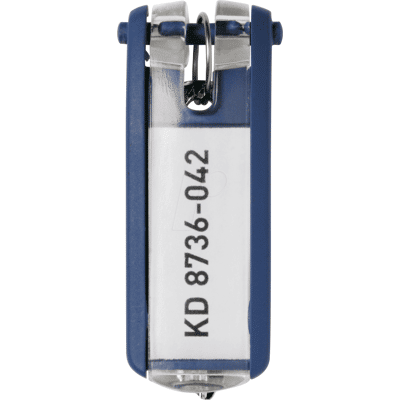 DURABLE 195707 - Llavero Key clip, 6 unidades, azul DURABLE 195707 - Llavero Key clip, 6 unidades, azul