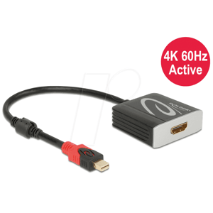 DELOCK 65302 - Adaptador DisplayPort, conector Mini DP a HDMI DELOCK 65302 - Adaptador DisplayPort, conector Mini DP a HDMI