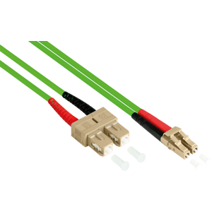 GOOD CONNECTIONS GC LW-8005LS5 - Cable de interconexiones LWL Duplex OM5 50/125 LC/SC, LSZH, 0,5m GOOD CONNECTIONS GC LW-8005LS5 - Cable de interconexiones LWL Duplex OM5 50/125 LC/SC, LSZH, 0,5m
