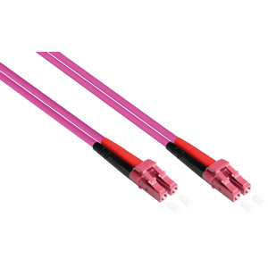 GOOD CONNECTIONS GC LW-815LC4 - Cable de conexión LWL Duplex OM4 50/125 LC/LC, 15m, viole GOOD CONNECTIONS GC LW-815LC4 - Cable de conexión LWL Duplex OM4 50/125 LC/LC, 15m, viole