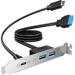 GRAUGEAR GG 18124 - Ranura PCI múltiple con 1 conector Type-C® y 2 conectores GRAUGEAR GG 18124 - Ranura PCI múltiple con 1 conector Type-C® y 2 conectores