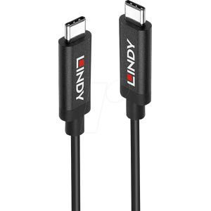 LINDY 43308 - Cable USB 3.1 activo, conector C, 5 m LINDY 43308 - Cable USB 3.1 activo, conector C, 5 m
