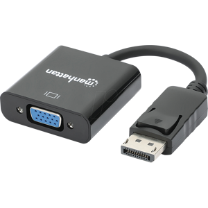 MANHATTAN 151962 - Adaptador DisplayPort, conector DP a conector VGA MANHATTAN 151962 - Adaptador DisplayPort, conector DP a conector VGA