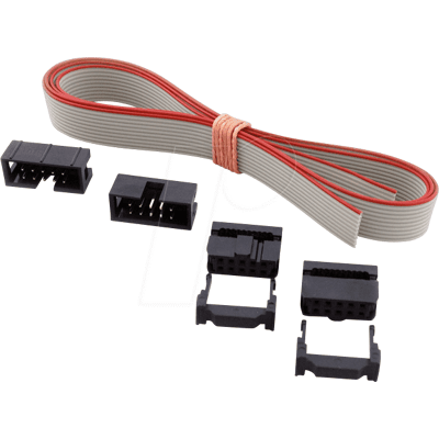 BKL SET AWG28-16G - AWG 28-set, 1m cable + enchufe, 16-pin, gris BKL SET AWG28-16G - AWG 28-set, 1m cable + enchufe, 16-pin, gris
