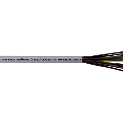 LAPP CL110 3G1,5-100 - Cable de control CLASSIC 110, 3 x 1,5 mm, 100 m, con PE LAPP CL110 3G1,5-100 - Cable de control CLASSIC 110, 3 x 1,5 mm, 100 m, con PE