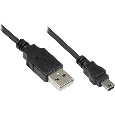 GOOD CONNECTIONS GC 3310-AM5 - Cable USB 2.0, conector macho a macho Mini B, 5 m GOOD CONNECTIONS GC 3310-AM5 - Cable USB 2.0, conector macho a macho Mini B, 5 m