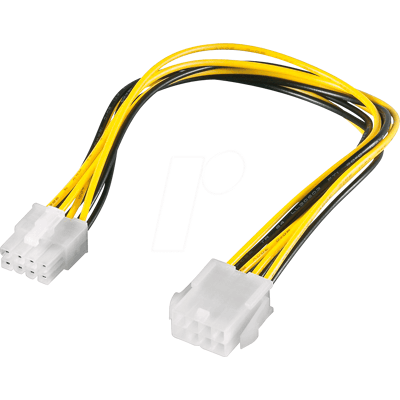 GOOBAY 51361 - Placa de cables, unidad EPS de 8 pines > 8 patillas EPS BU., 30 GOOBAY 51361 - Placa de cables, unidad EPS de 8 pines > 8 patillas EPS BU., 30