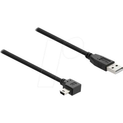 Delock USB A Mini-USB B Negro - Cable USB 1m Delock USB A Mini-USB B Negro - Cable USB 1m