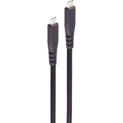 SHIVERPEAKS SHVP BS13-57025 - Cable USB 20Gb/s, conector C > conector C, 1,00m, negro SHIVERPEAKS SHVP BS13-57025 - Cable USB 20Gb/s, conector C > conector C, 1,00m, negro