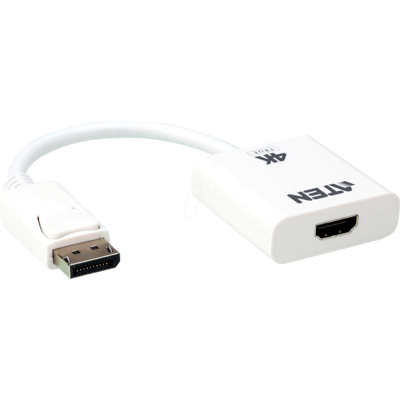 ATEN VC986B - Adaptador DisplayPort, conector DP a toma HDMI, activo ATEN VC986B - Adaptador DisplayPort, conector DP a toma HDMI, activo